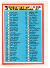 Load image into Gallery viewer, Checklist # 1 (MLB Baseball Card) 1981 Donruss # NNO NM/MT