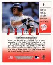 Load image into Gallery viewer, Derek Jeter - New York Yankees - 8 X 10 Portrait Photo Card (MLB Baseball Card) 1988 Donruss Studio # 6 Mint