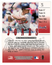 Load image into Gallery viewer, Andruw Jones - Altanta Braves - 8 X 10 Portrait Photo Card (MLB Baseball Card) 1988 Donruss Studio # 24 Mint