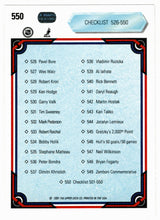 Load image into Gallery viewer, Checklist # 6 - # 501 - # 550 (NHL Hockey Card) 1990-91 Upper Deck # 550 Mint