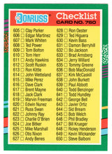Load image into Gallery viewer, Checklist # 9 (# 605 - # 702) (MLB Baseball Card) 1991 Donruss # 760 Mint
