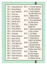 Load image into Gallery viewer, Checklist # 10 (# 703 - # 770 - # BC1 - # BC22) (MLB Baseball Card) 1991 Donruss # 770 Mint