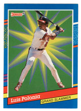 Load image into Gallery viewer, Luis Polonia - California Angels - Grand Slammers (MLB Baseball Card) 1991 Donruss # 10 Mint