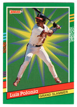 Load image into Gallery viewer, Luis Polonia - California Angels - Grand Slammers (MLB Baseball Card) 1991 Donruss # 10 Mint