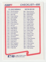Load image into Gallery viewer, Checklist # 3 (#196-#289) (MLB Baseball Card) 1990 Fleer # 656 Mint