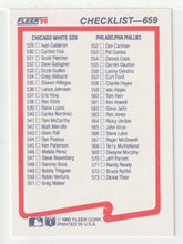 Load image into Gallery viewer, Checklist # 6 (#483-#573) (MLB Baseball Card) 1990 Fleer # 659 Mint
