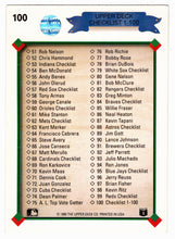 Load image into Gallery viewer, Checklist # 1 - # 100 (MLB Baseball Card) 1990 Upper Deck # 100 Mint