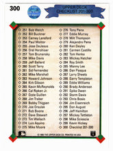 Load image into Gallery viewer, Checklist # 201 - # 300 (MLB Baseball Card) 1990 Upper Deck # 300 Mint