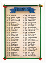Load image into Gallery viewer, Checklist # 701 - # 800 (MLB Baseball Card) 1990 Upper Deck # 800 Mint