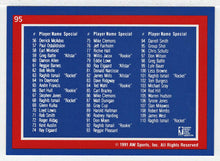 Load image into Gallery viewer, Group Shot - Checklist # 2 - # 56 - # 110 (CFL Football Card) 1991 All World # 95 Mint