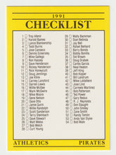 Load image into Gallery viewer, Checklist # 1 (# 1 - # 113) (MLB Baseball Card) 1991 Fleer # 714 Mint