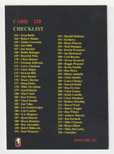 Load image into Gallery viewer, Checklist # 2 (#111 - #220) (CFL Football Card) 1991 Jogo # 220 Mint