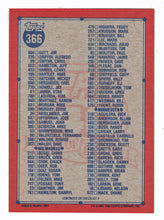 Load image into Gallery viewer, Checklist # 3 (MLB Baseball Card) 1991 Topps # 366 Mint