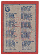 Load image into Gallery viewer, Checklist # 6 (MLB Baseball Card) 1991 Topps # 787 Mint
