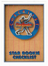 Load image into Gallery viewer, Star Rookie Checklist (MLB Baseball Card) 1991 Upper Deck # 1 Mint