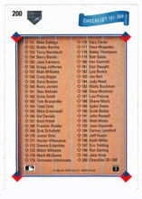Load image into Gallery viewer, Checklist # 2 (# 101 - # 200) (MLB Baseball Card) 1991 Upper Deck # 200 Mint