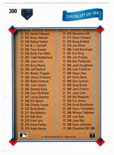 Load image into Gallery viewer, Checklist # 3 (# 201 - # 300) (MLB Baseball Card) 1991 Upper Deck # 300 Mint