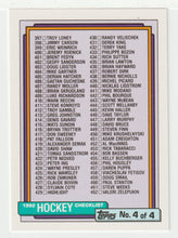 Load image into Gallery viewer, Checklist # 4 (# 397 - # 528) (NHL Hockey Card) 1992-93 Topps # 528 Mint