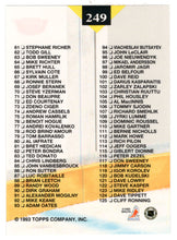 Load image into Gallery viewer, Checklist # 1 - # 1 - # 125 (NHL Hockey Card) 1993-94 Topps Stadium Club # 249 Mint