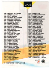 Load image into Gallery viewer, Checklist # 2 - # 126 - # 250 (NHL Hockey Card) 1993-94 Topps Stadium Club # 250 Mint