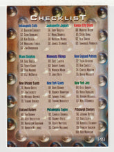 Load image into Gallery viewer, Checklist # 1 (NFL Football Card) 1996 Fleer Metal # 149 Mint