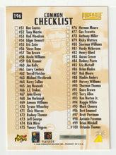 Load image into Gallery viewer, Brett Favre - Green Bay Packers - Checklist # 2 (NFL Football Card) 1996 Pinnacle # 196 Mint