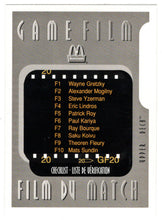 Load image into Gallery viewer, Checklist - Game Film (NHL Hockey Card) 1997-98 Upper Deck McDonald's Ice # NNO Mint