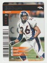 Load image into Gallery viewer, Eric Brown - Denver Broncos (NFL Football Card) 2001 Showdown - 2002 1st Edition # 130 Mint