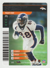 Load image into Gallery viewer, Desmond Clark - Denver Broncos (NFL Football Card) 2001 Showdown - 2002 1st Edition # 132 Mint