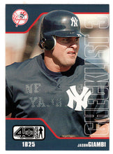 Load image into Gallery viewer, Checklist # 3 - Jason Giambi - New York Yankees (MLB Baseball Card) 2002 Upper Deck 40-Man # 1173 Mint