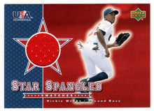 Load image into Gallery viewer, Rickie Weeks - Team USA - Star-Spangled Swatches - Jersey (MLB Baseball Card) 2003 Upper Deck # SS-RW Mint