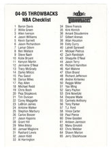 Load image into Gallery viewer, Checklist # 1 (NBA Basketball Card) 2004-05 Fleer Throwbacks # NNO Mint