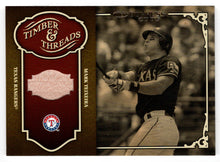 Load image into Gallery viewer, Mark Teixeira - Texas Rangers - Timber & Threads - Bat (MLB Baseball Card) 2005 Donruss # TT-28 Mint