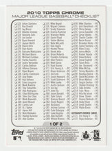 Load image into Gallery viewer, Checklist # 1 (MLB Baseball Card) 2010 Topps Chrome # NNO Mint