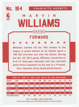 Load image into Gallery viewer, Marvin Williams - Charlotte Hornets - Red Backs (NBA Basketball Card) 2015-16 Hoops # 164 Mint