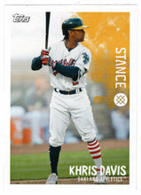 Load image into Gallery viewer, Khris Davis - J.A. Happ (MLB Baseball Card) 2019 Topps Stickers # 13 Mint