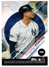 Load image into Gallery viewer, Nicholas Castellanos - Giancarlo Stanton (MLB Baseball Card) 2019 Topps Stickers # 35 Mint