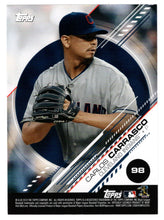 Load image into Gallery viewer, Aaron Sanchez - Carlos Carrasco (MLB Baseball Card) 2019 Topps Stickers 98 Mint
