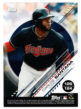 Load image into Gallery viewer, Whit Merrifield - J.D. Martinez - Carlos Santana - League Leaders (MLB Baseball Card) 2019 Topps Stickers 124 Mint