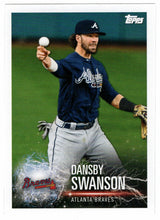Load image into Gallery viewer, Dansby Swanson - James Paxton (MLB Baseball Card) 2019 Topps Stickers 144 Mint
