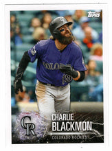 Load image into Gallery viewer, Craig Kimbrel - Charlie Blackmon (MLB Baseball Card) 2019 Topps Stickers 165 Mint
