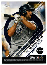 Load image into Gallery viewer, Cody Bellinger - Mike Moustakas (MLB Baseball Card) 2019 Topps Stickers 169 Mint