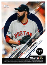 Load image into Gallery viewer, Justin Turner - David Price (MLB Baseball Card) 2019 Topps Stickers 171 Mint