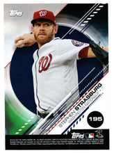 Load image into Gallery viewer, Jacob deGrom - Stephen Strasburg (MLB Baseball Card) 2019 Topps Stickers # 195 Mint