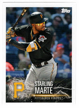 Load image into Gallery viewer, Starling Marte - Kenley Jansen (MLB Baseball Card) 2019 Topps Stickers # 206 Mint