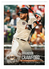 Load image into Gallery viewer, Brandon Crawford - Brandon Belt (MLB Baseball Card) 2019 Topps Stickers 224 Mint