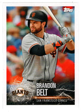 Load image into Gallery viewer, Brandon Belt - Jonathan Villar (MLB Baseball Card) 2019 Topps Stickers 225 Mint