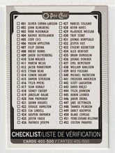 Load image into Gallery viewer, Checklist # 5 (NHL Hockey Card) 2021-22 O-Pee-Chee # 500 Mint