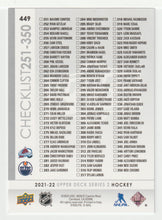 Load image into Gallery viewer, Checklist # 3 - Nathan MacKinnon - Leon Draisaitl (NHL Hockey Card) 2021-22 Upper Deck # 449 Mint