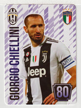 Load image into Gallery viewer, Giorgio Chiellini - Juventus FC (Soccer Trading Card) 2024-25 Grass Games # 80 Points - Mint